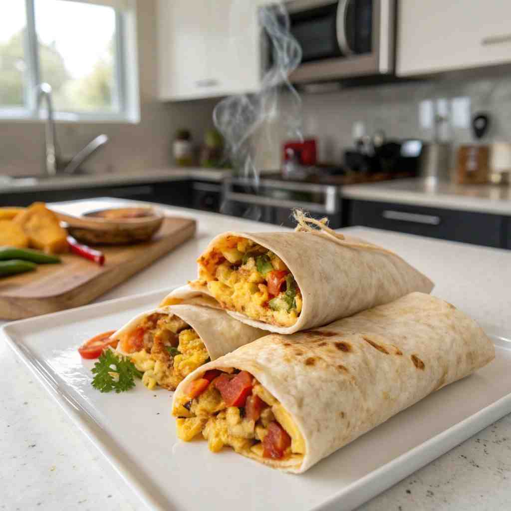 Southwest Breakfast Burritos
